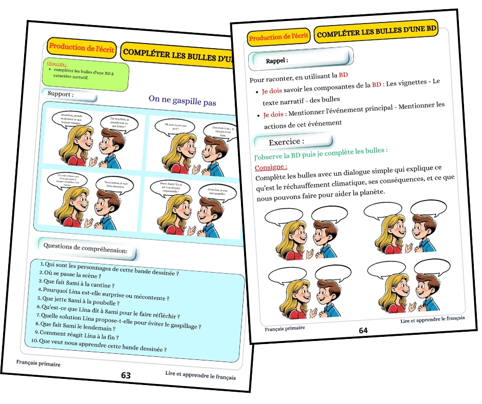 Lire et apprendre le français – Le compagnon idéal des élèves du primaire design sans titre (11)
