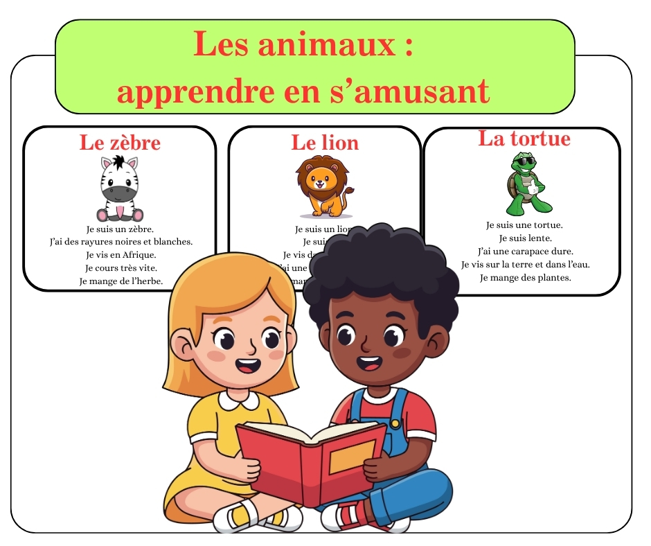 Les animaux : apprendre en s’amusant