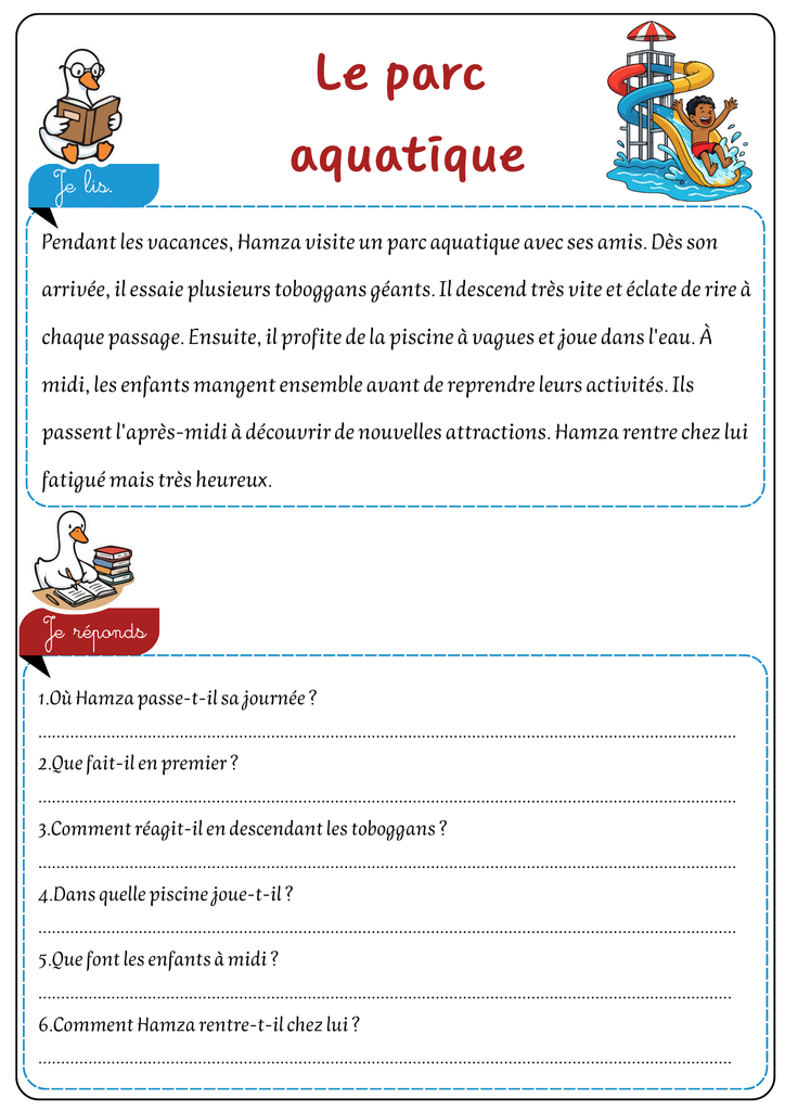 je lis et je réponds (3)