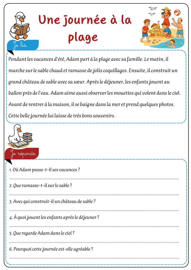 je lis et je réponds (3)