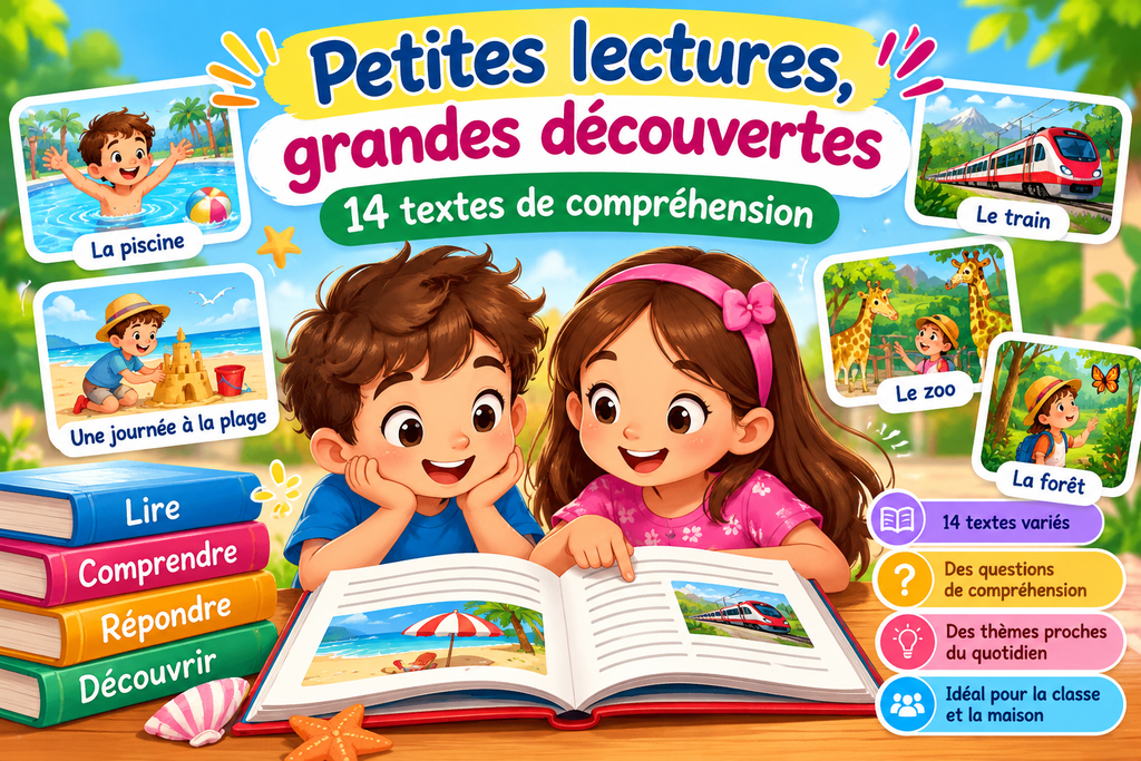 Petites lectures, grandes découvertes Petites lectures, grandes découvertes – 14 textes de compréhension