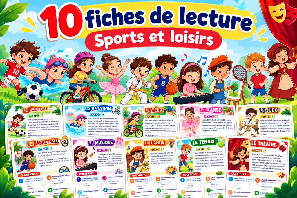 10 fiches de lecture – Sports et loisirs 10 fiches de lecture – Sports et loisirs
